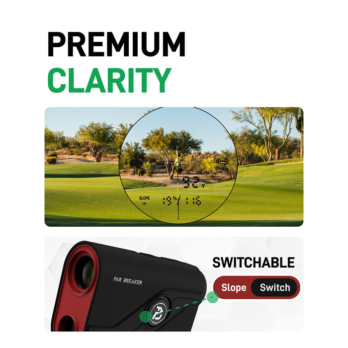 Par Breaker Yard Sync L20 Golf Laser Rangefinder