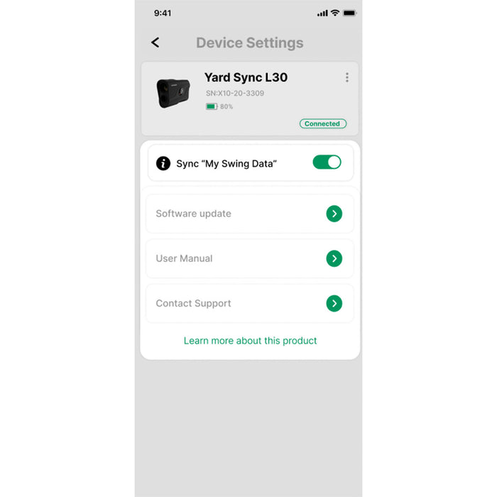 Par Breaker Yard Sync L30 Golf Laser Rangefinder