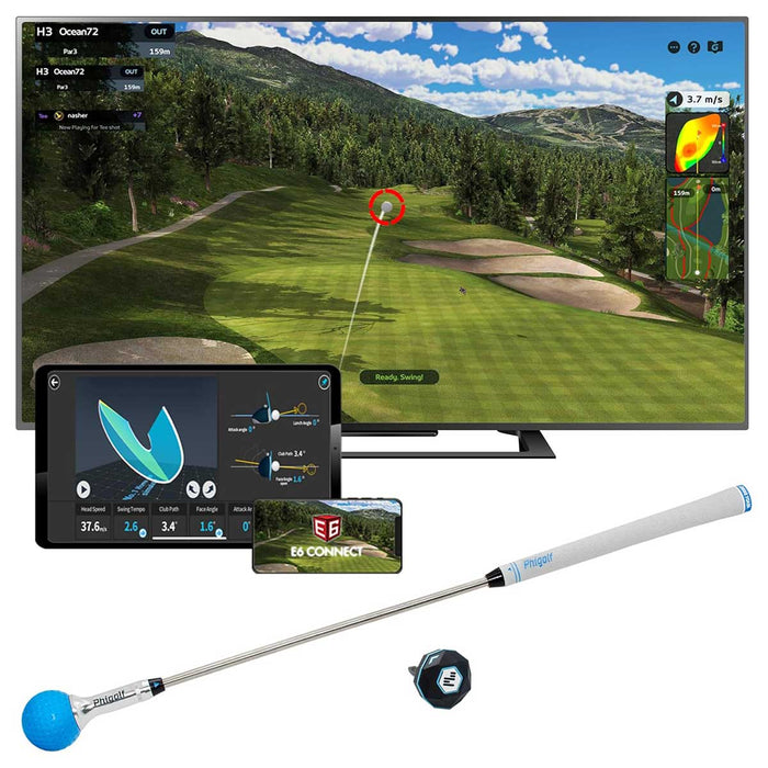 Phigolf 2 Golf Swing Trainer & Virtual Golf Simulator