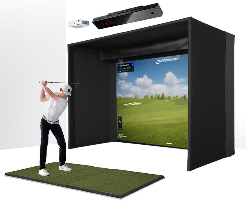 Uneekor EYE XO2 with PlayBetter SimStudio Overhead Carl's Place Pro Enclosure Package