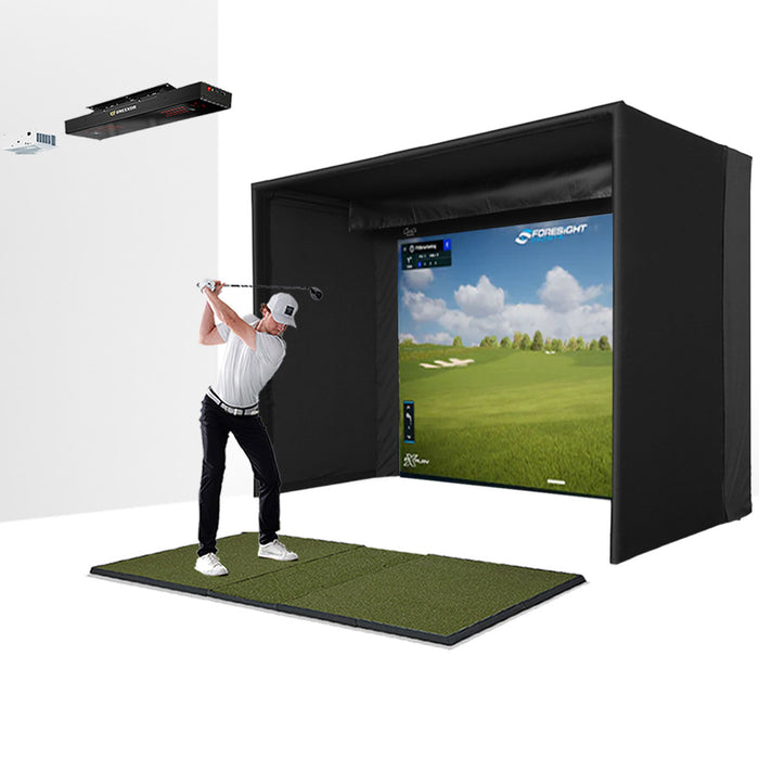 Uneekor EYE XR with PlayBetter SimStudio Overhead Carl's Place Pro Enclosure Package