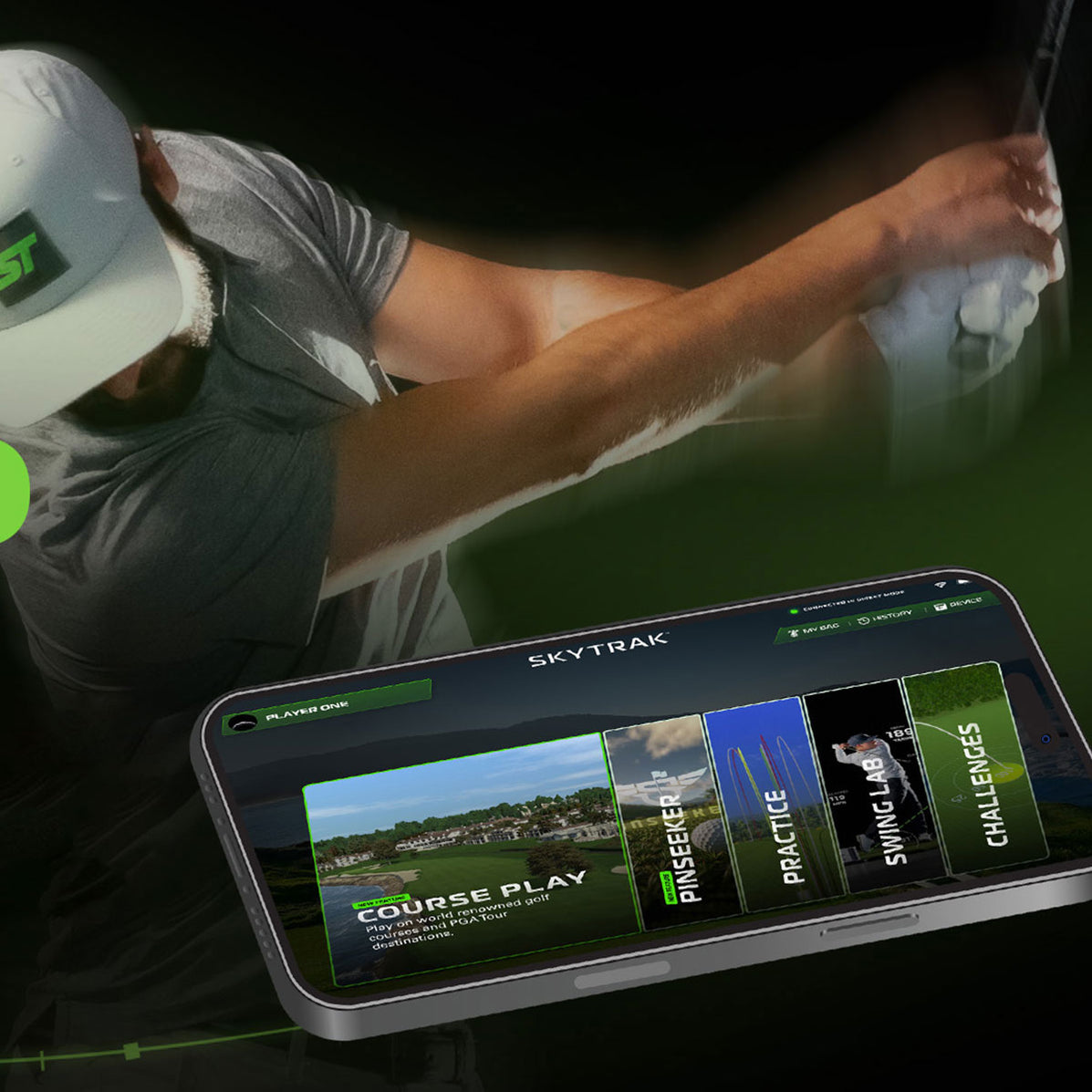 SkyTrak ST MAX Golf Simulator | PlayBetter SimStudio Packages