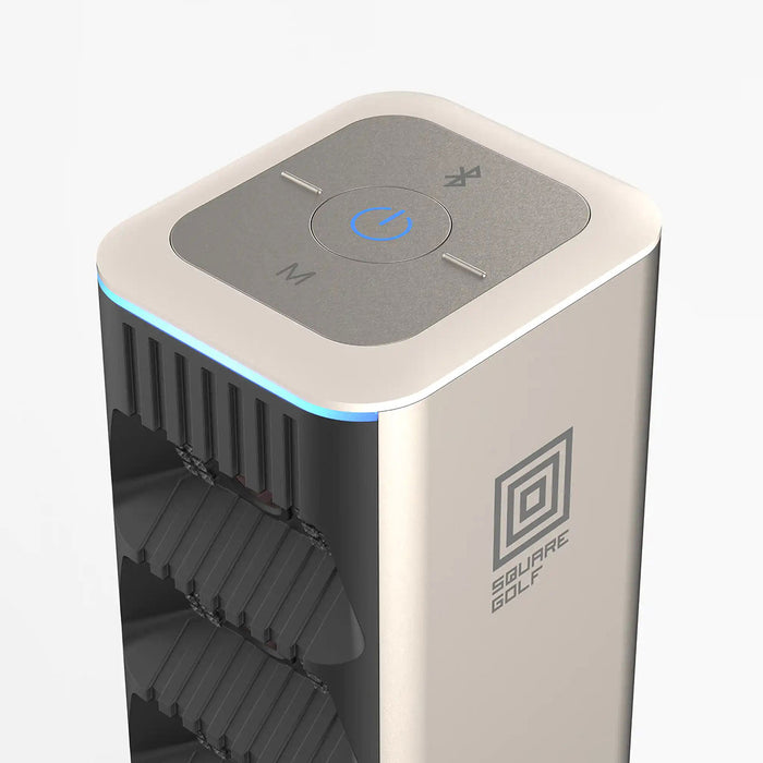 Square Golf Omni SportScreen Vanish Retractable Golf Studio Complete Package | Home Golf Simulator Studio with Impact Screen, Enclosure, Hitting Mat, Putting Turf & Projector