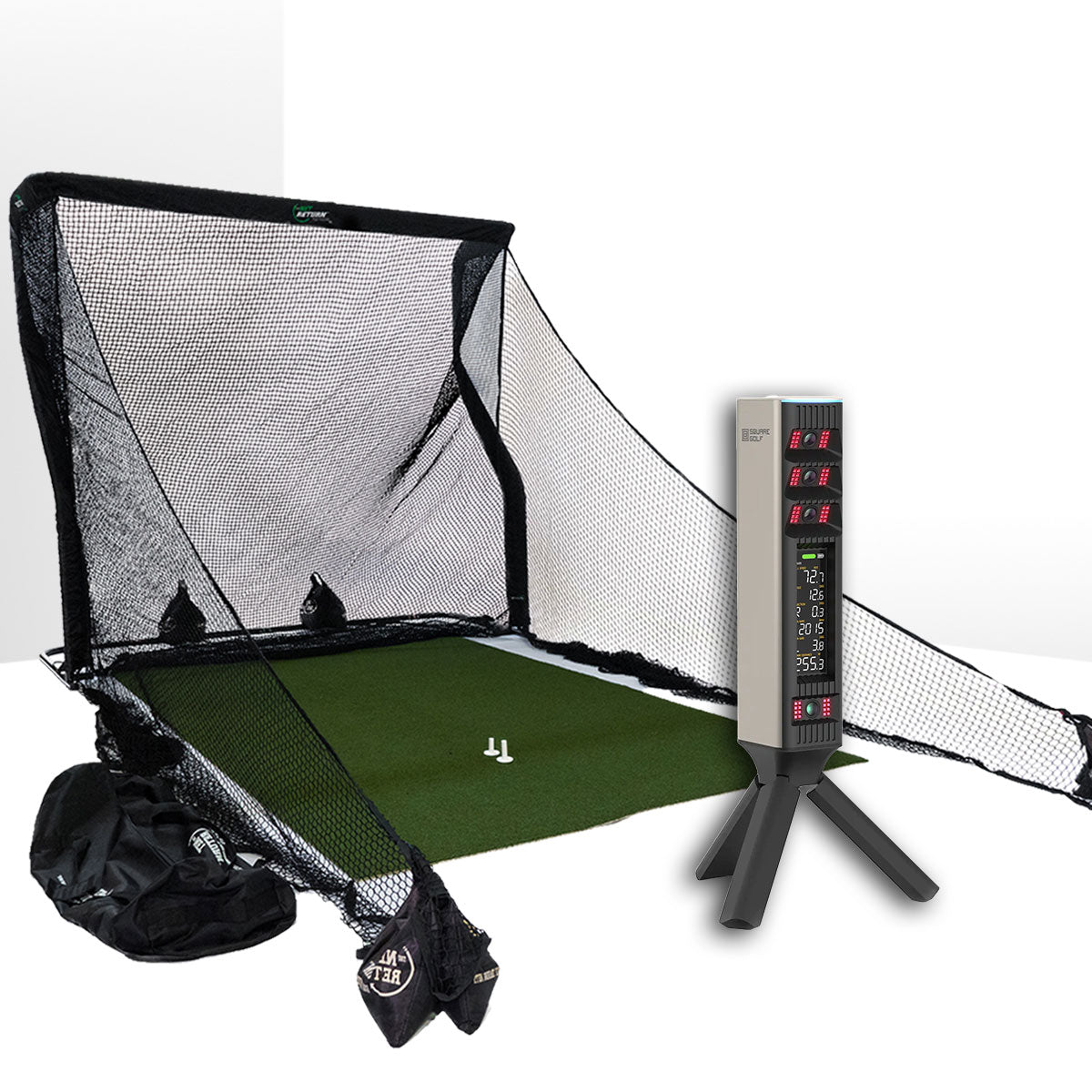 Elevate Your Game with the Square Golf Omni & The Net Return Pro Series V2 Golf Simulator Package: The Ultimate All-in-One Solution for Golfers