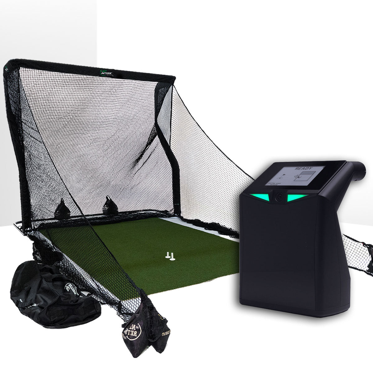 Elevate Your Game with the TruGolf LaunchBox & The Net Return Pro Series V2 Golf Simulator Package: The Ultimate All-in-One Solution for Golfers