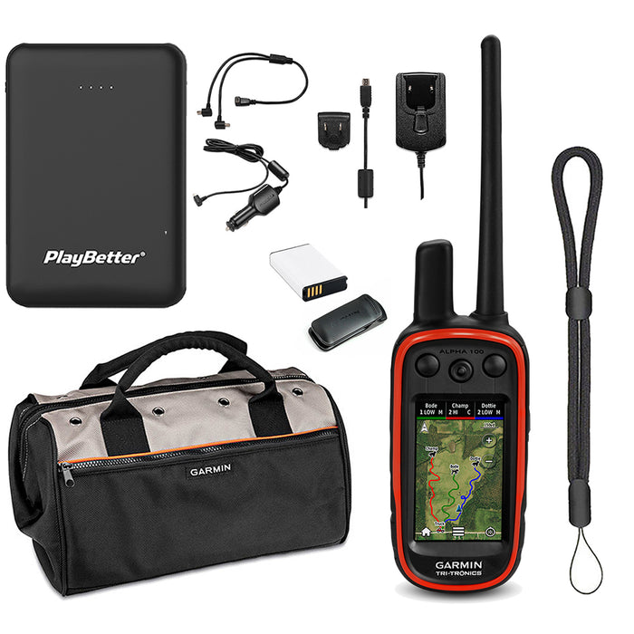Garmin Alpha 100 / TT15X Dog Device GPS Collar Bundle