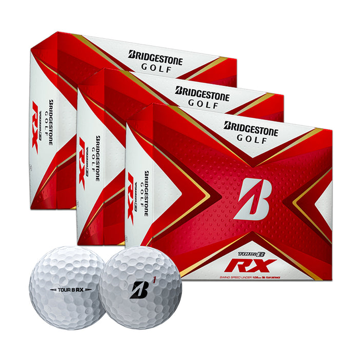 Bridgestone Tour B RX Golf Balls - Three Dozen