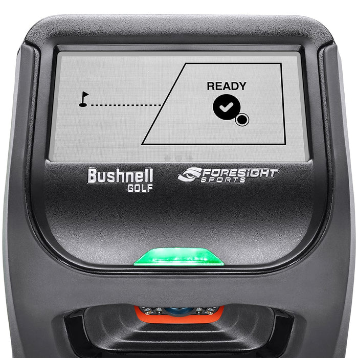 bushnell launch pro golf simulator & launch monitor - ready to hit on screen