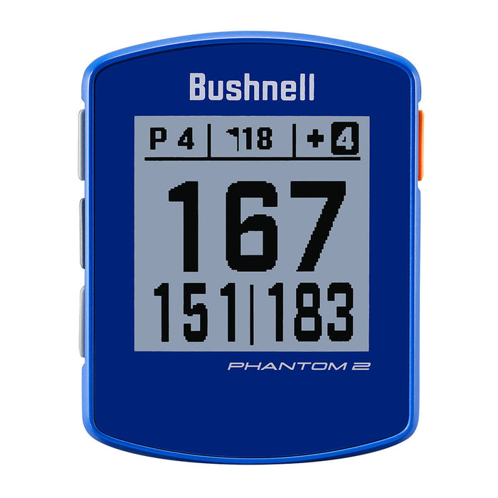 Bushnell Phantom 2 Handheld Golf GPS - Blue - Front Angle
