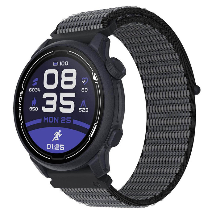COROS PACE 2 Sport Smartwatch - Dark Navy/Nylon Strap - Left Angle