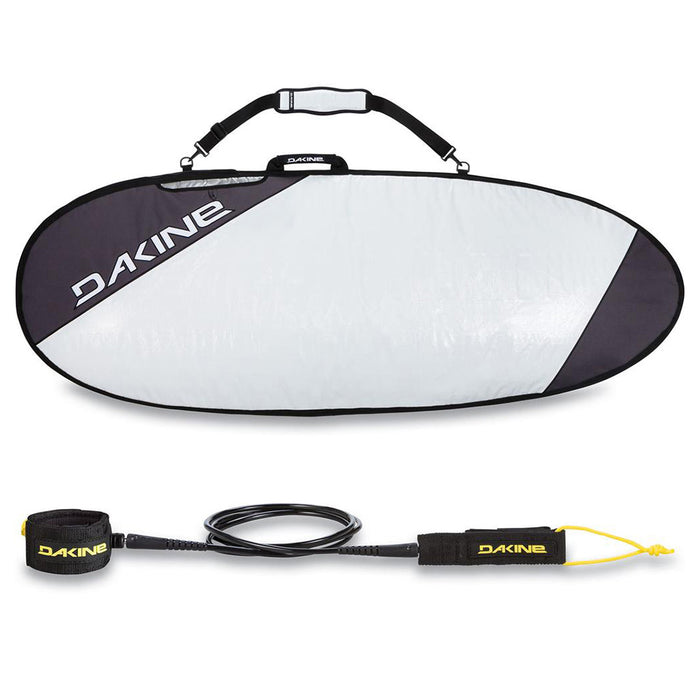 Dakine Daylight Hybrid Surfboard Bag - White with Dakine Kainui Strap