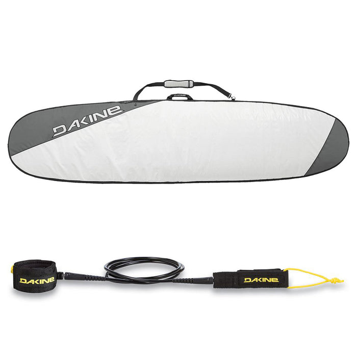 Dakine Daylight Noserider Surfboard Bag - White with Dakine Kainui Strap