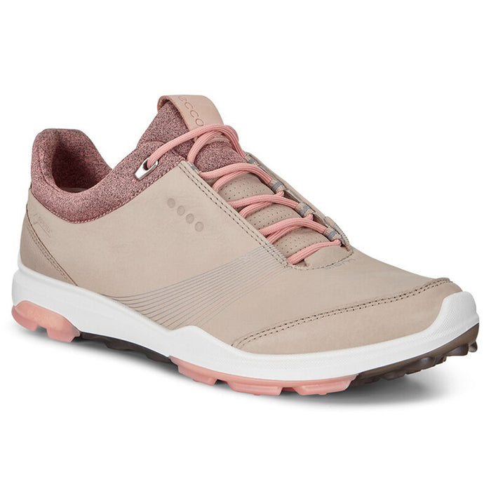 ECCO Women's BIOM Hybrid 3 GTX Golf Shoes - Oyster-Muted Clay - Left Angle