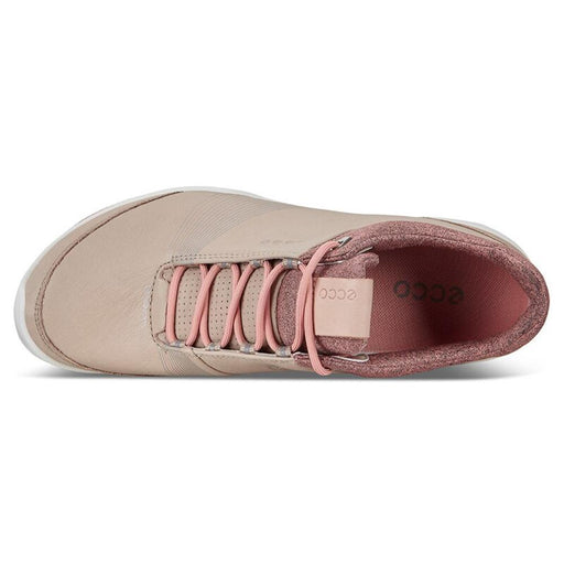 ECCO Women's BIOM Hybrid 3 GTX Golf Shoes - Oyster-Muted Clay - Top Angle