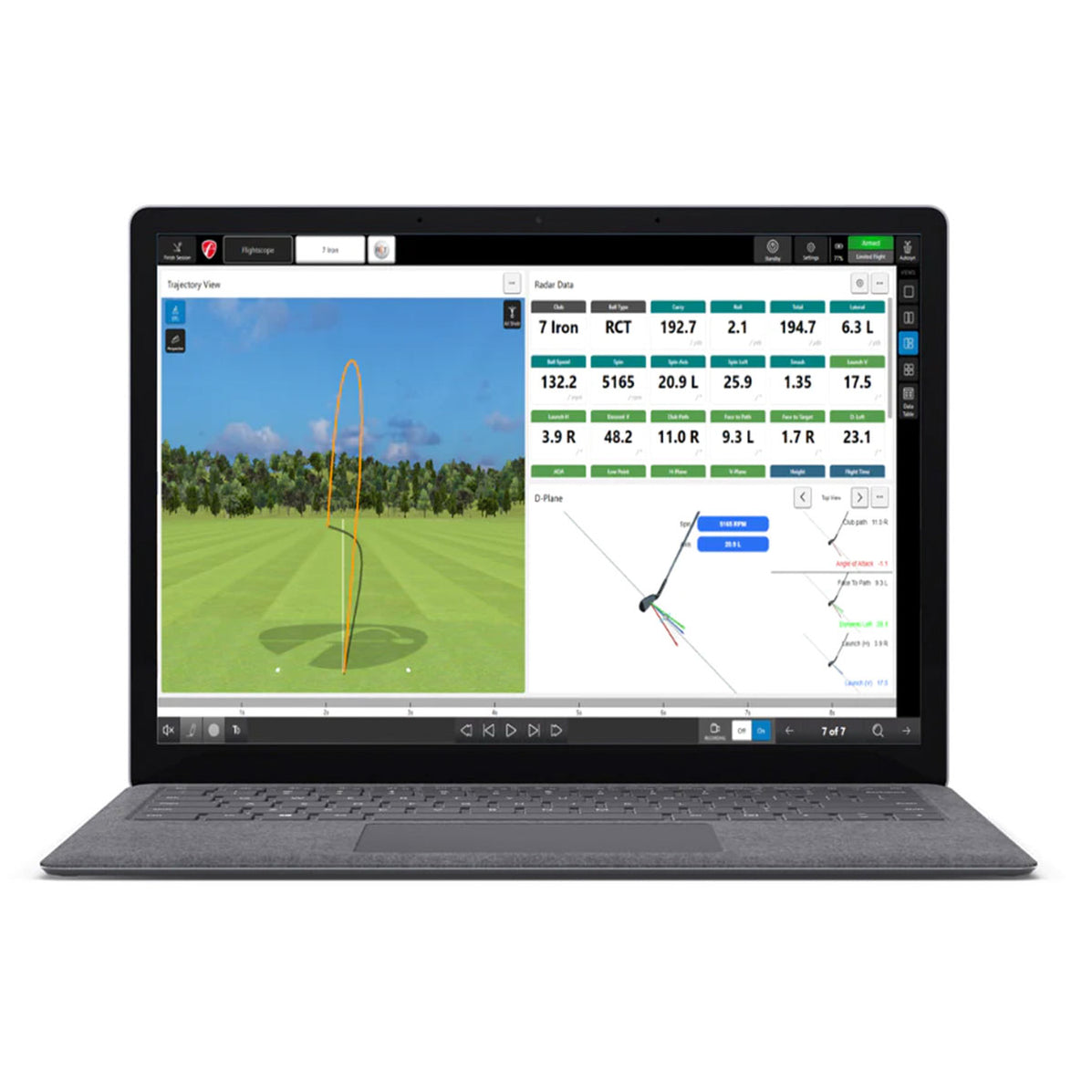 Project Flightscope FlightScope FS Golf PC Software — PlayBetter