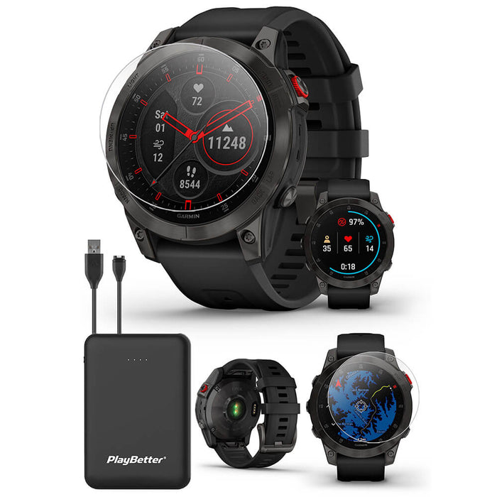 regeringstid Alcatraz Island Gennemsigtig Garmin epix (Gen 2) Sapphire | Multisport GPS Watch Bright AMOLED Screen —  PlayBetter