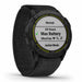 Garmin Enduro Ultraperformance Multisport GPS Watch - Carbon Gray DLC Titanium with Black UltraFit Nylon Band - Left Angle