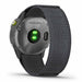 Garmin Enduro Multisport GPS Smartwatch - Steel with Gray UltraFit Nylon Band - Back Angle