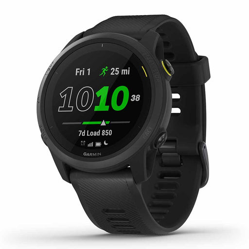 Garmin Forerunner 745 GPS Running Smartwatch - Black - Right Angle