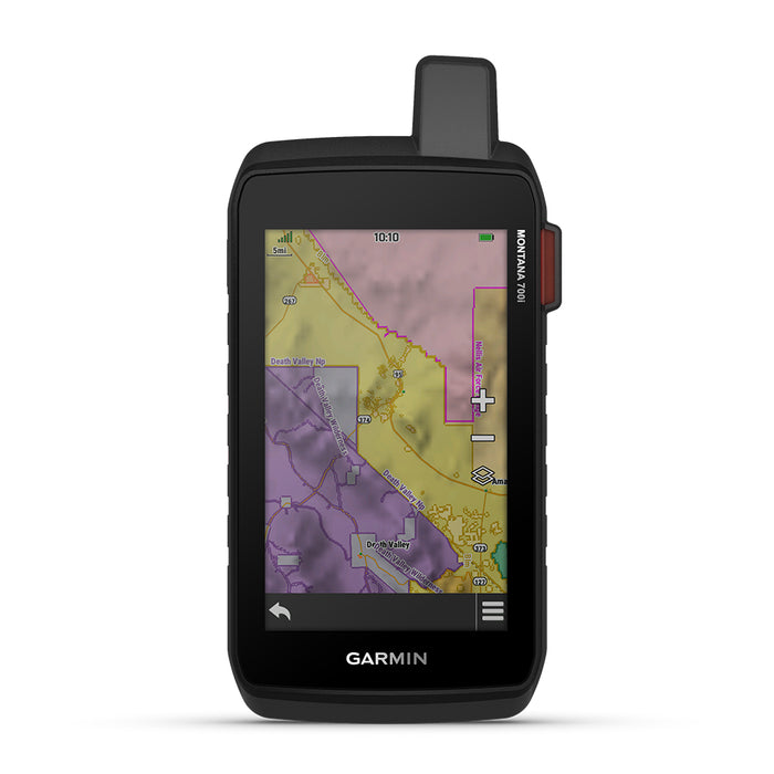 Garmin Montana 700i Handheld Hiking GPS - Front Angle