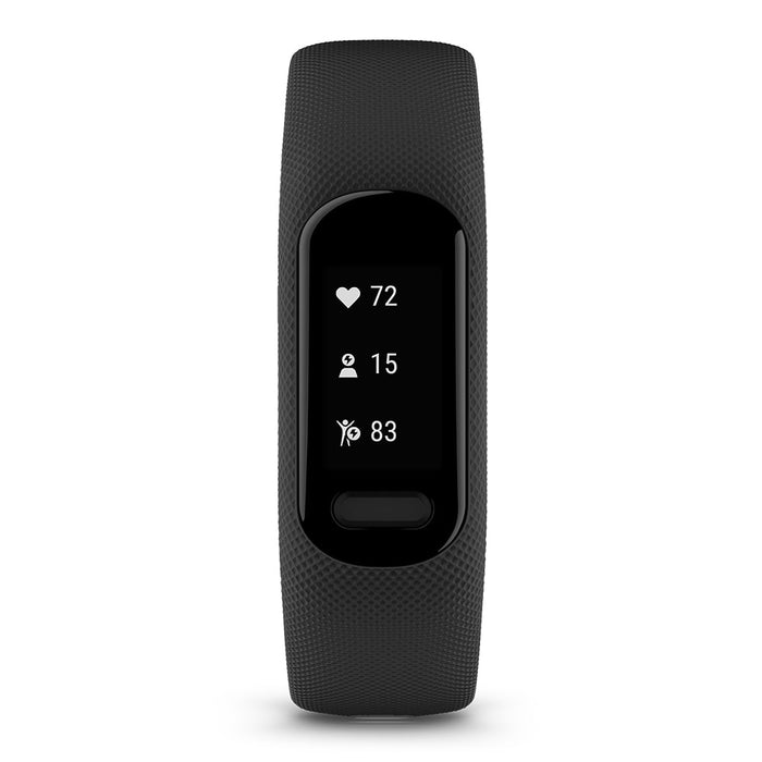 Garmin vívosmart® 5, Fitness Tracker, Long-Lasting Battery, Simple Design,  Black