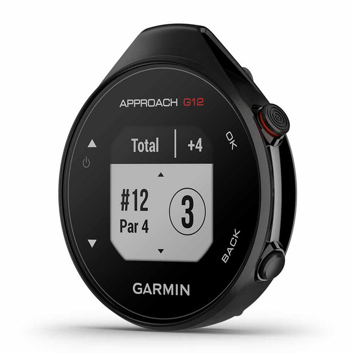 Garmin Approach G12 Golf GPS Device - Black - Right Angle