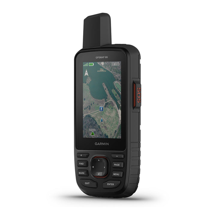 Garmin GPSMAP 66i Handheld Hiking GPS - Right Angle
