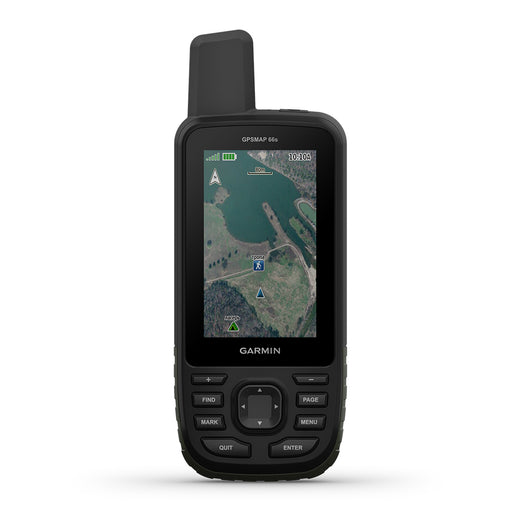 Garmin GPSMAP 66s Handheld Hiking GPS - Front Angle