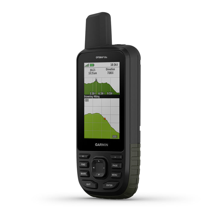 Garmin GPSMAP 66s Handheld Hiking GPS - Right Angle