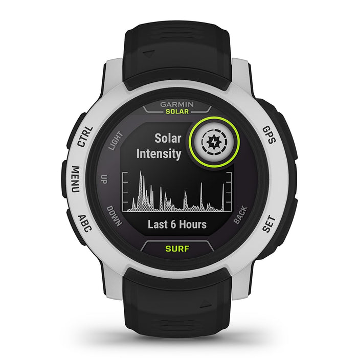  Garmin Instinct Solar Surf, Solar-Powered Rugged Outdoor  Smartwatch with Tide Data and Dedicated Surfing Activity, Pipeline  (Renewed) : Electronics