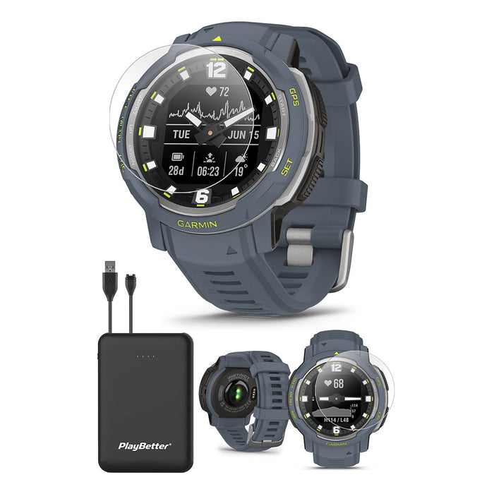 Garmin Instinct Crossover Rugged Hybrid GPS Smartwatch