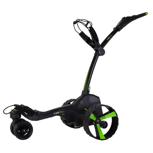 MGI Zip X5 Electric Golf Caddy - Black - Left Angle