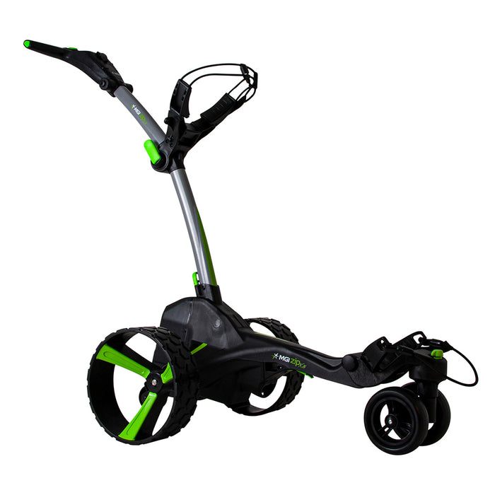 MGI Zip X5 Electric Golf Caddy - Gray - Right Angle