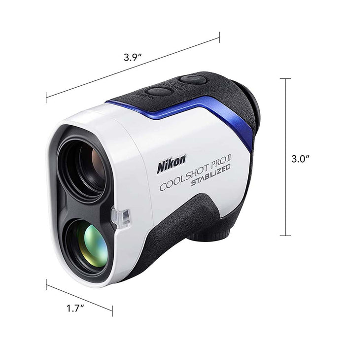 Nikon COOLSHOT PROII Stabilized Golf Laser Rangefinder - 2021 Release - Measurements