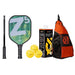Onix Z5 MOD Series Graphite Pickleball - Green with Onix Pro Team Sling Bag and 3-Pack Onix Fuse G2 Outdoor Pickleballs