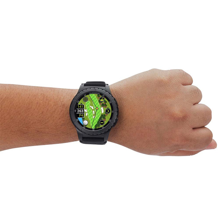 SkyCaddie LX5 Golf GPS Smartwatch comfortably worn on the wrist
