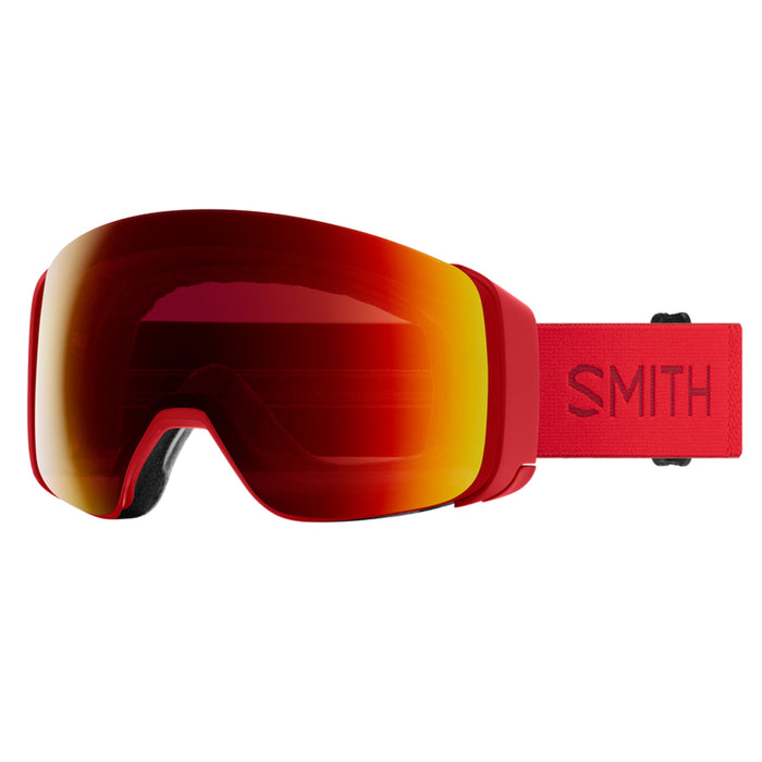 smith 4d goggles Smith 4D Mag Goggles Lava ChromaPop Sun Red