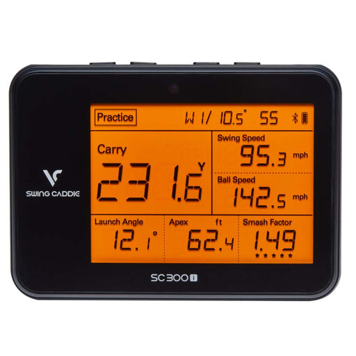 Swing Caddie SC300i by Voice Caddie Golf Launch Monitor - Front Angle