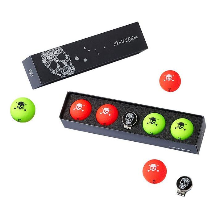 Volvik Vivid Skull Edition 2.0 Golf Balls