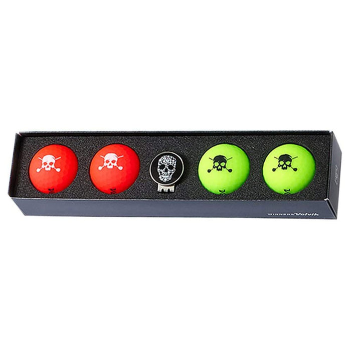 Volvik Vivid Skull Edition 2.0 Golf Balls