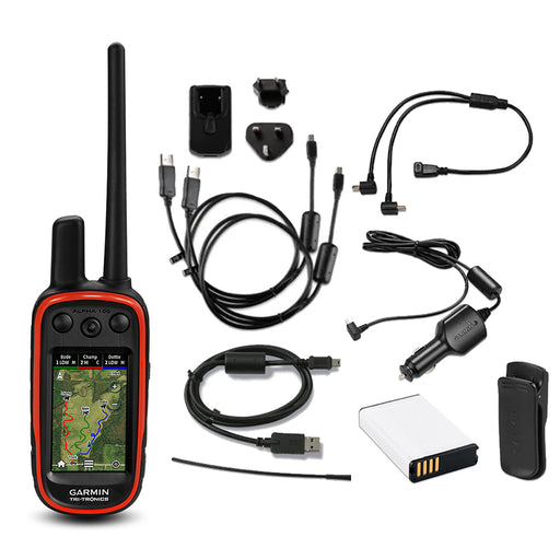Garmin Alpha 100 GPS Dog Tracker - Handheld Only with Accessories