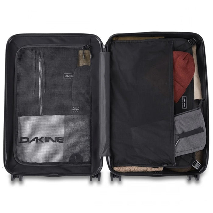Dakine Concourse Hardside Luggage Carry On Bag - Black - Open Angle
