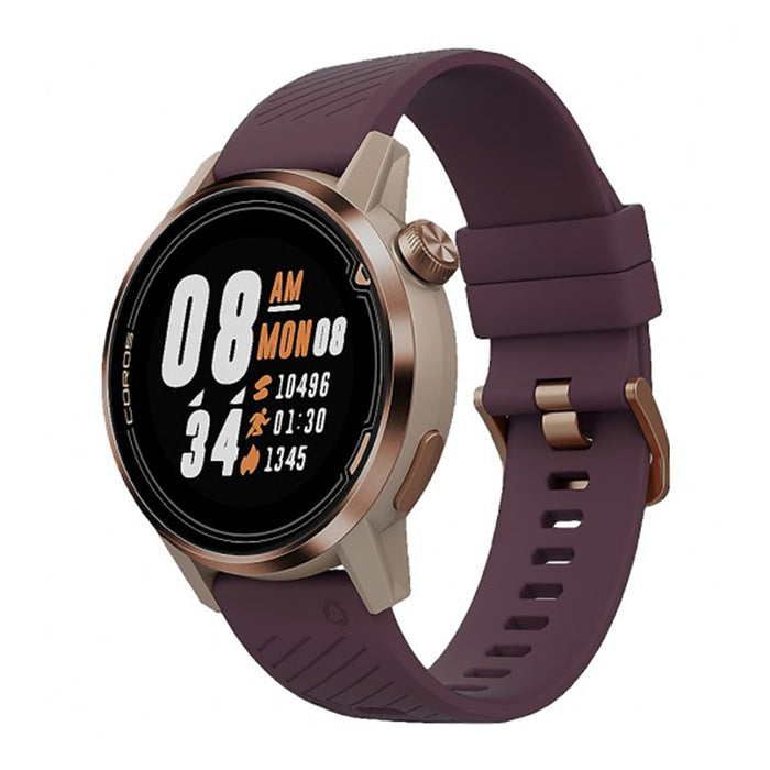 Coros APEX Premium Multisport GPS Watch - Gold/Purple - Left Side