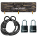 Dakine Pickup Pad - Field Camo with Master Weatherproof Laminated Padlocks and Steel Security Cable (7-Foot)