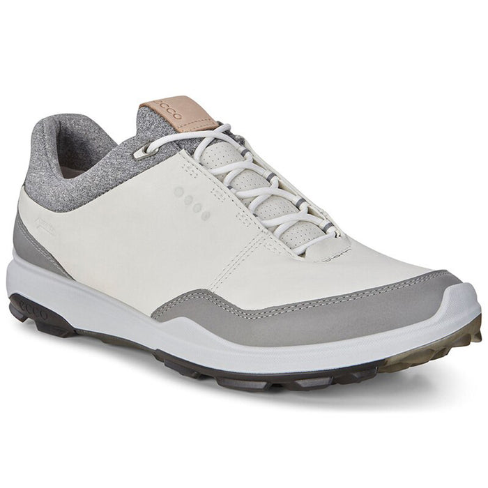 ECCO Men's BIOM Hybrid 3 GTX Golf Shoes - White-Dynasty - Left Angle