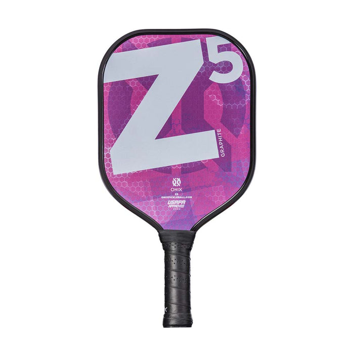 Onix Z5 MOD Series Graphite Pickleball - Pink - Front Angle