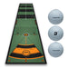 Wellputt 10ft Putting Mat with Bridgestone Tour B XS Golf Balls (3-Pack)